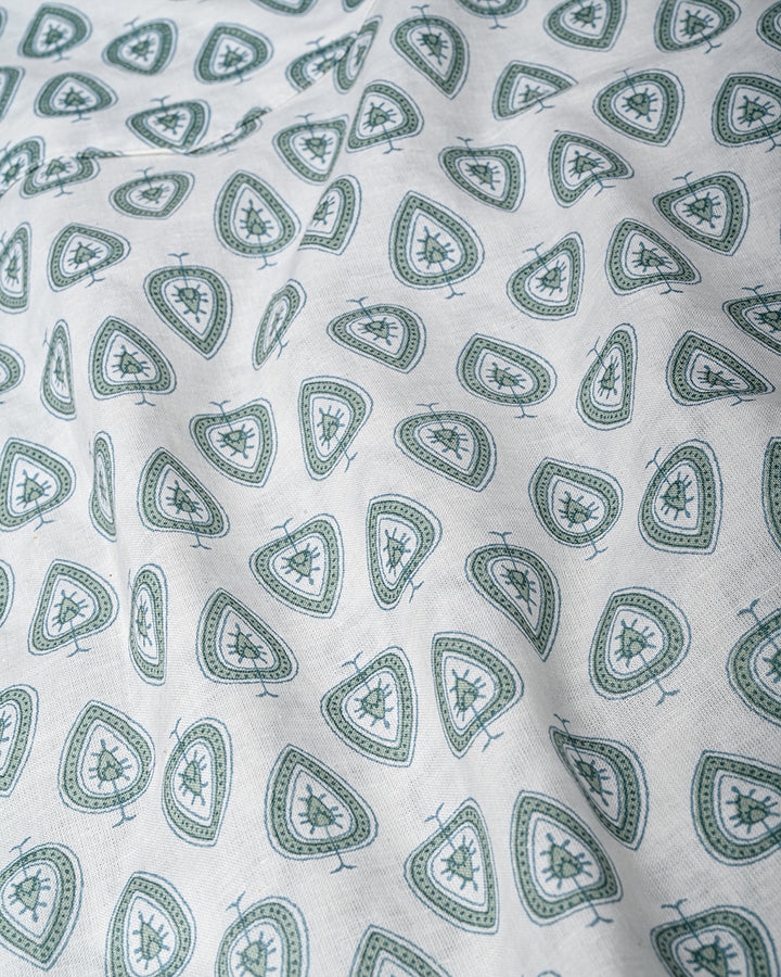 New Sanganeri exclusive Print full Sleeves Block Print Shirt(NDCOTFS16)