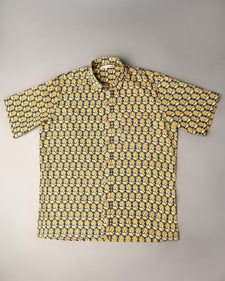 premium Half Sleeves Block Print Shirt(NDCOTHS07)