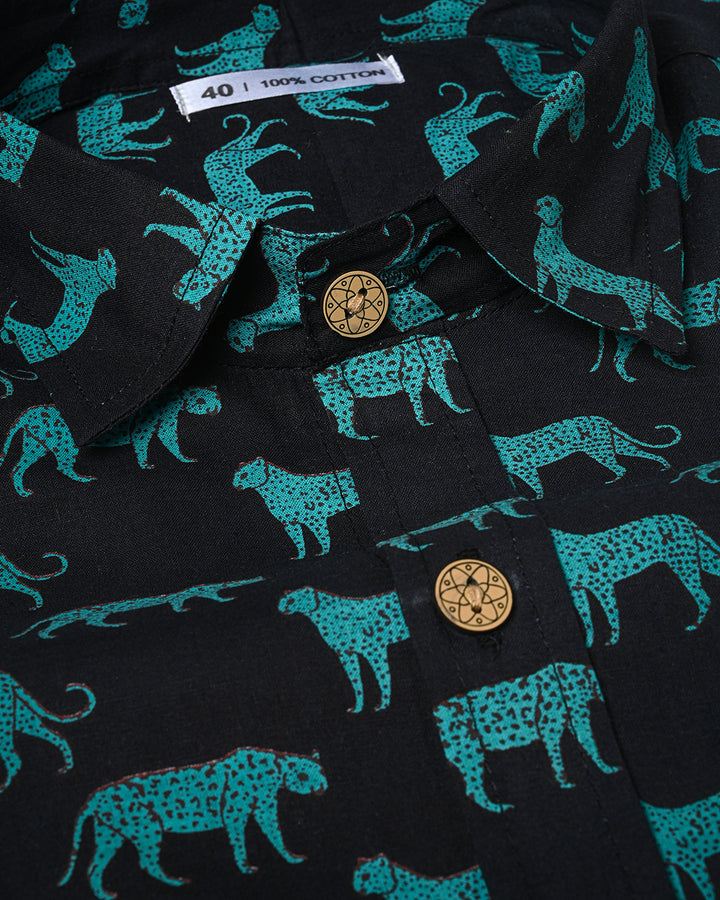 Exclusive Print full Sleeves Block Print Shirt(NDCOTFS05)