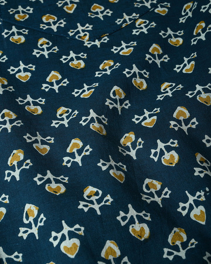 Exclusive Print full Sleeves Block Print Shirt(NDCOTFS10)