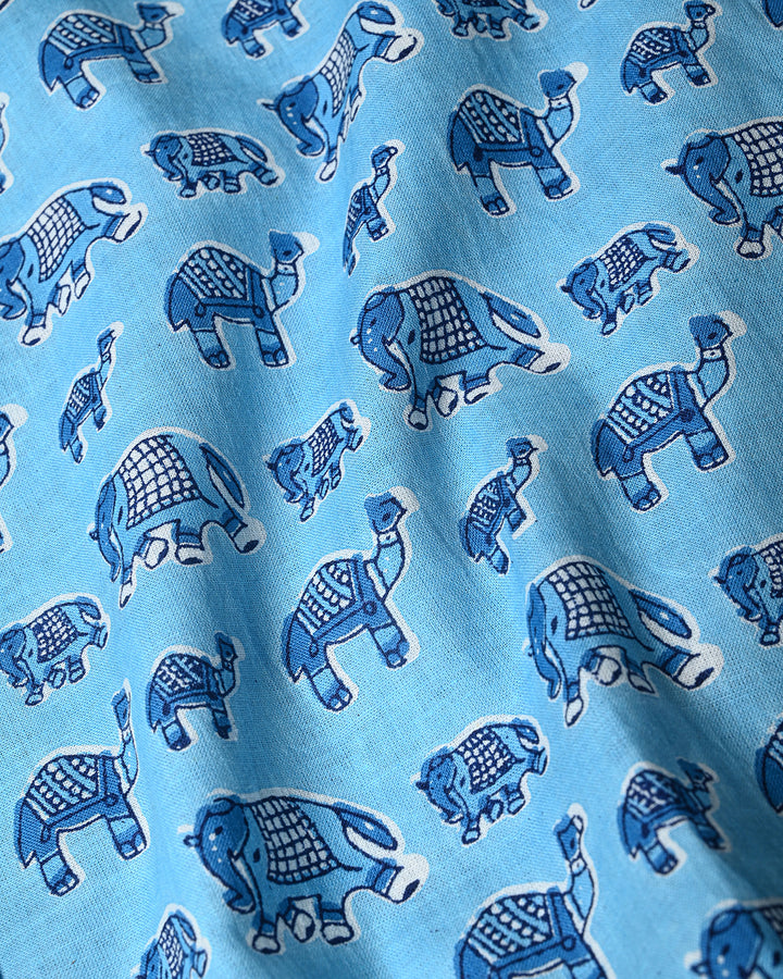Exclusive Print full Sleeves Block Print Shirt(NDCOTFS07)