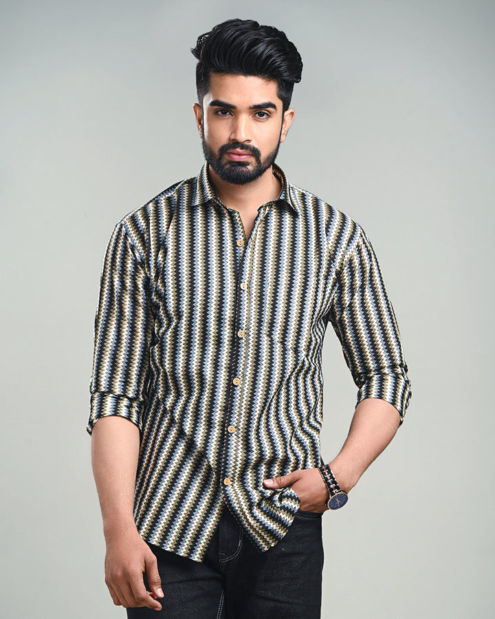 Exclusive Print full Sleeves Block Print Shirt(NDCOTFS20)
