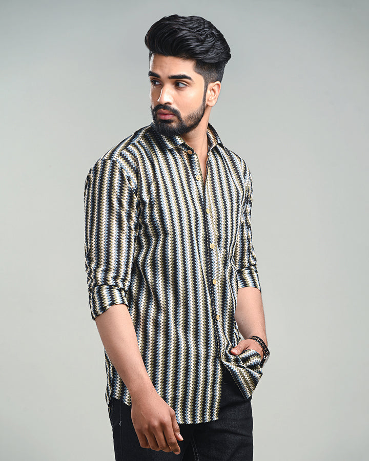 Exclusive Print full Sleeves Block Print Shirt(NDCOTFS20)