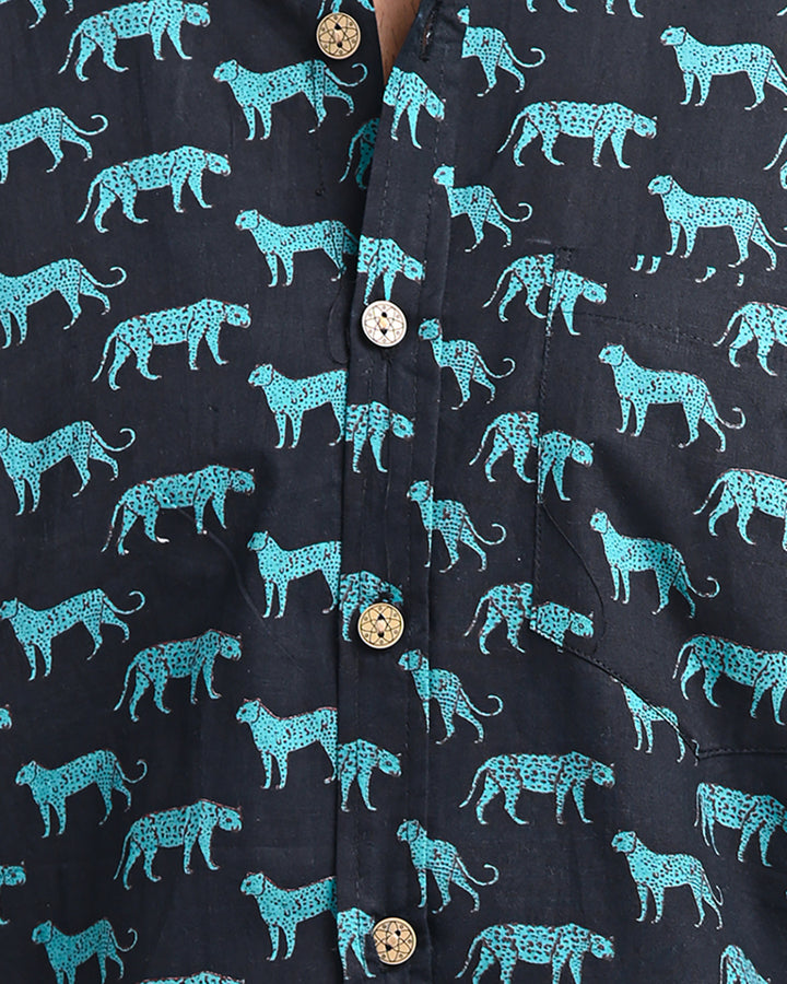 Exclusive Print full Sleeves Block Print Shirt(NDCOTFS05)