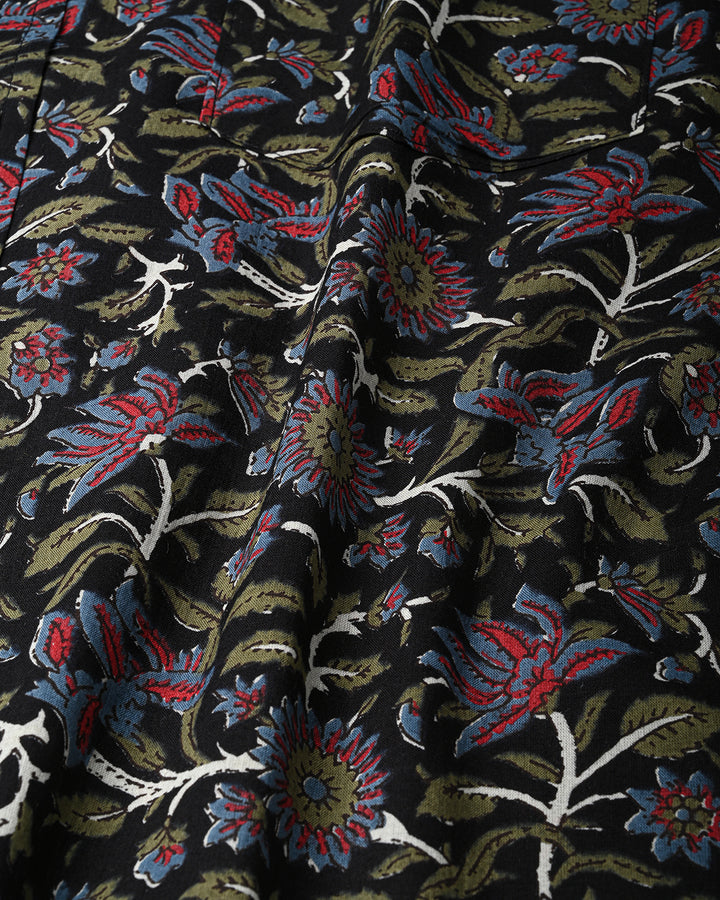 Traditional premium Half Sleeves Block Print Shirt(NDCOTHS12)