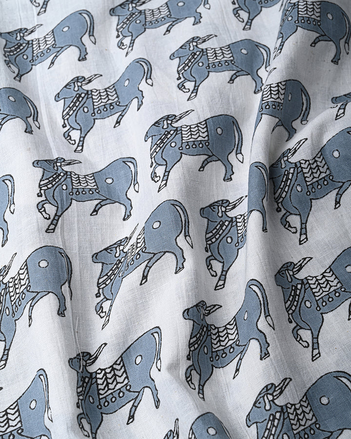 Traditional premium Half Sleeves Block Print Shirt(NDCOTHS11)