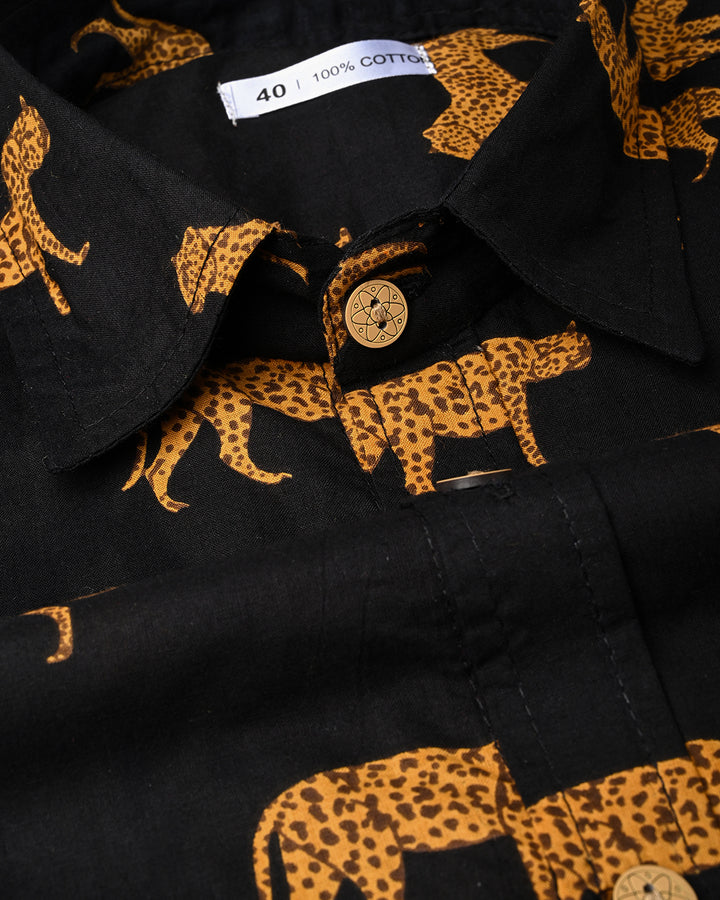 Traditional designed Half Sleeves Block Print Shirt(NDCOTHS14)