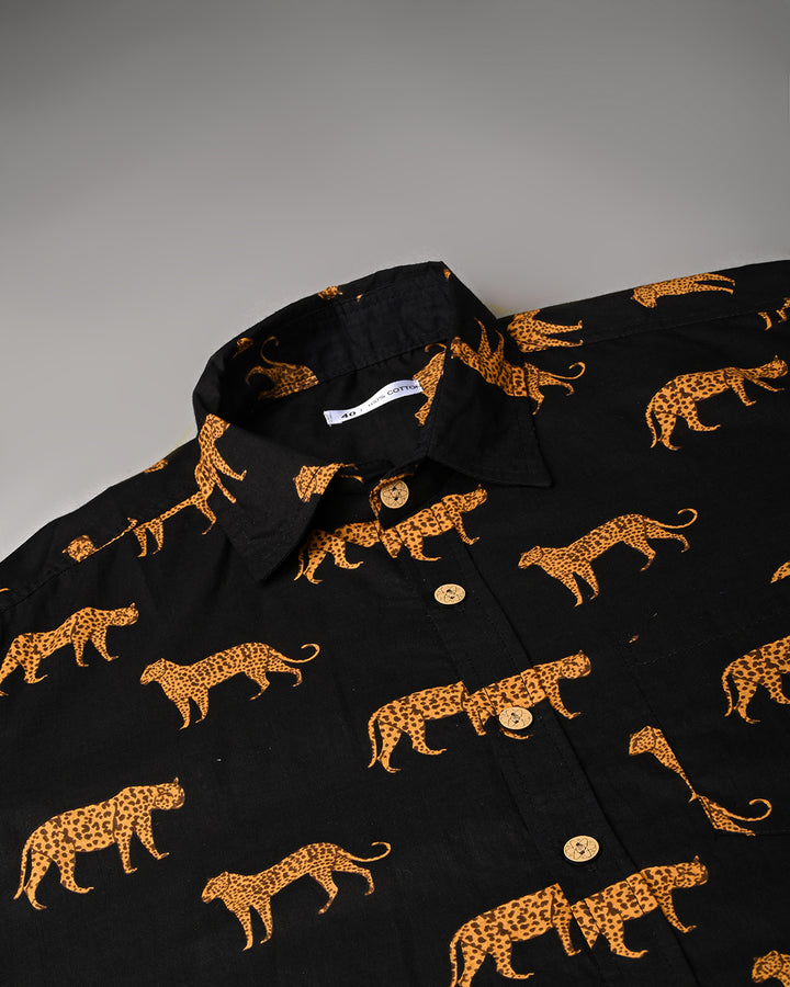 Traditional designed Half Sleeves Block Print Shirt(NDCOTHS14)